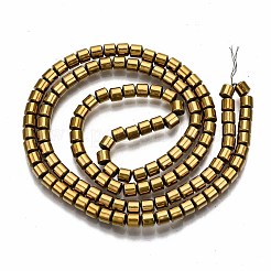 Chapelets de perles en hématite synthétique sans magnétiques&nbsp;G-T114-61-G