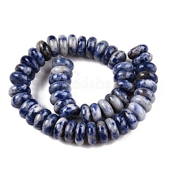 Natürliche blaue Fleck Jaspis Perlen Stränge&nbsp;G-T138-72