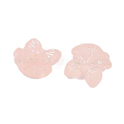 Smerigliato perline acriliche trasparenti&nbsp;OACR-P029-18B-02