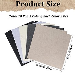 10 funda para libro de tela de lino de 5 colores&nbsp;FIND-CP0003-80A