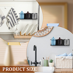 Soporte de hierro para botella de spray montado en la pared&nbsp;ODIS-WH0030-279