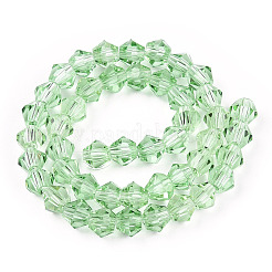 Nachahmung österreichischer Kristall 5301 Doppelkegelperlen&nbsp;GLAA-S026-6mm-16