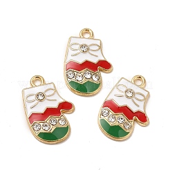 Noël pendentifs émail en alliage&nbsp;ENAM-M053-10G