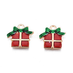 Weihnachten Legierung Emaille Anhänger&nbsp;X-ENAM-Q442-58