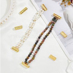 8 Stück 4 Stile Legierung Uhrenarmband Adapter Anschlüsse&nbsp;FIND-DC0006-84G