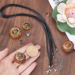 DIY-Set zur Herstellung einer Medaillonkette&nbsp;WOOD-SC0001-58A