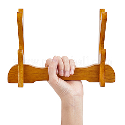 Supporto per spada katana in legno&nbsp;DIY-WH0453-49B