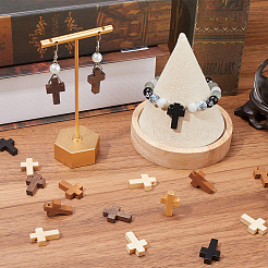 100 pendentif en bois de 5 styles.&nbsp;WOOD-SC0001-52A