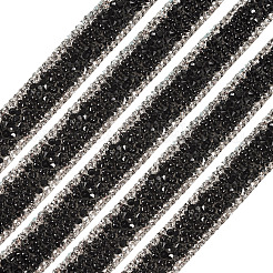 Strass-Bänder mit Hotfix-Verzierung&nbsp;DIY-TAC0051-002B-1