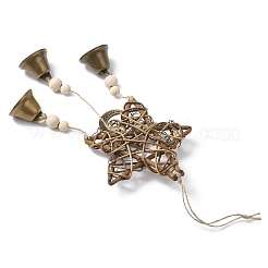 Pendentif cloche de fer décoration&nbsp;HJEW-TA00374