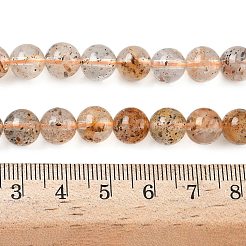 Stränge natürlicher Herkimer-Diamantperlen&nbsp;G-Z115-C03-8mm