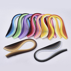 DIY Papier Quilling Strips Sets: zufällige Farbe Papier Quilling Strips&nbsp;DIY-S038-002
