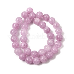 Chapelets de perles de jade blanche naturelle&nbsp;G-H348-10mm-08