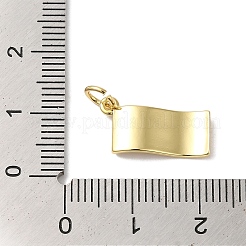 Pendentifs de placage en laiton&nbsp;KK-B092-08G