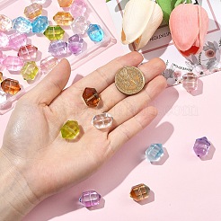 40pcs 8 colores cuentas de murano hecho a mano transparente&nbsp;LAMP-YW0004-37