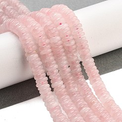 Natürlichen Rosenquarz Perlen Stränge&nbsp;G-Q159-B21-01
