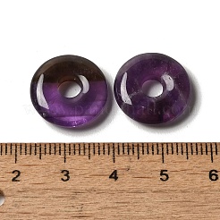 Natürlichen Amethyst Edelsteinanhänger&nbsp;G-C066-02I
