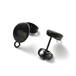 Accesorios para pendientes de acero inoxidable 304 con revestimiento iónico (IP)&nbsp;STAS-I071-18B