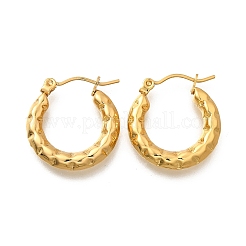 Boucles d'oreilles créoles en acier inoxydable 304 pour femmes&nbsp;EJEW-L296-071G