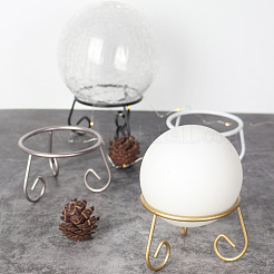 Présentoir de base de boule de cristal de fer&nbsp;AJEW-WH0258-745B