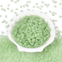 Perles de rocaille en verre transparent dépoli fgb&nbsp;SEED-N013-06A-08