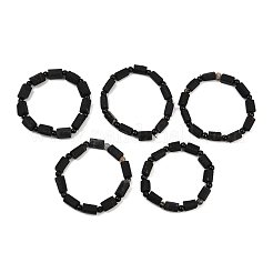 Pulseras de cuentas de turmalina negra natural&nbsp;BJEW-Z139-01
