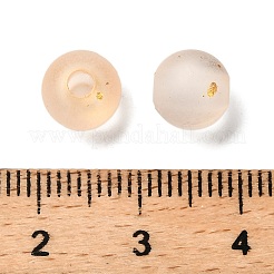Perles en acrylique transparent mat&nbsp;X1-OACR-F013-13E