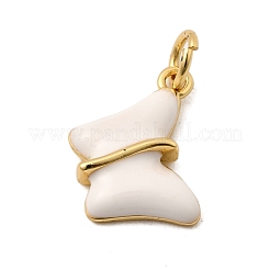 Messing Emaille Anhänger / charms&nbsp;KK-I360-019G-08