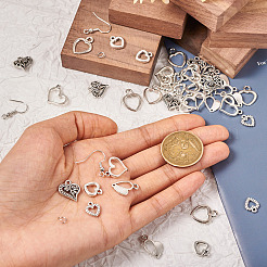 DIY-Herstellungsset für Herzohrringe&nbsp;DIY-TA0005-40