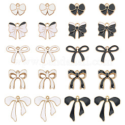 40pcs 10 styles de pendentifs en émail en alliage&nbsp;ENAM-TA0009-03