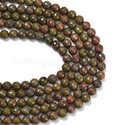 Natur Unakit Perlen Stränge&nbsp;G-C280-B03-12mm