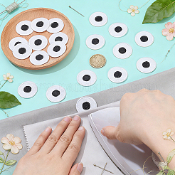 20 pieza de parches bordados de poliéster con forma de ojo para planchar o coser&nbsp;DIY-PH0036-61B-01