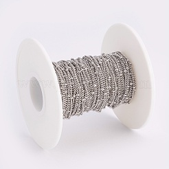 Catene intrecciate in acciaio inossidabile 304 anti-ossidazione catena a maglie&nbsp;CHS-K008-11A