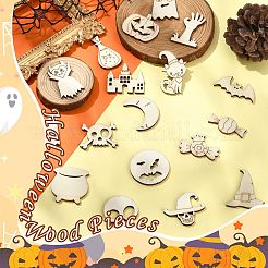 Morceaux de bois d'Halloween&nbsp;WOOD-CJC0006-021A