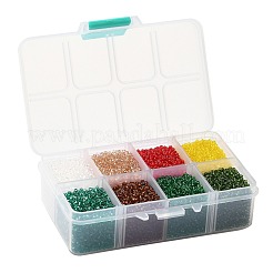 Fgb 200g 8 Farben 12/0 Güteklasse A runde Glasperlen&nbsp;SEED-JP0010-14-2mm
