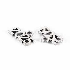 Breloque en alliage de style tibétain&nbsp;X-TIBE-S323-110AS-RS