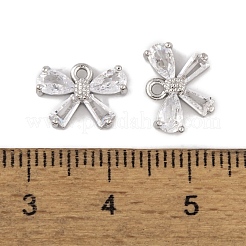 Breloques en laiton zircon cubique transparent&nbsp;LS-KK-L212-14P
