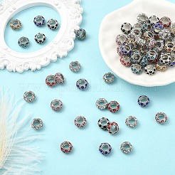 10 perlina europea in lega di strass&nbsp;CPDL-YW0001-02A