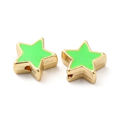 Perles d'émail d'alliage de placage de support&nbsp;ENAM-F146-19G-01