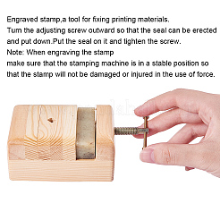 Chinesische Siegel Stempel schneiden und Stein Siegel Carving Hand-Tools-Set&nbsp;TOOL-WH0029-03
