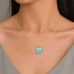 Pendenti smaltati in lega di zinco 50 pz 5 stile style&nbsp;PALLOY-CJ0001-146