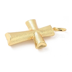 Grandi pendenti a croce in ottone&nbsp;KK-M327-07D-G