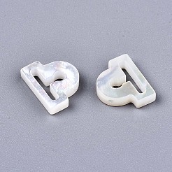 Cuentas de concha natural de blanco&nbsp;LS-SSHEL-ZX004-02I