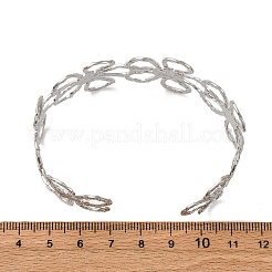 Brazaletes de acero inoxidable 304&nbsp;BJEW-B135-01A-P