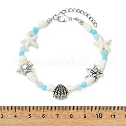 Armbänder aus synthetischem Türkis&nbsp;BJEW-JB14105