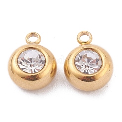 201 ciondoli in strass in acciaio inossidabile&nbsp;STAS-Z009-03B-04G
