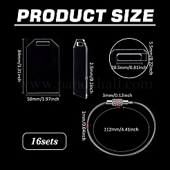 Acryl-Reservierte Etikettenkarte&nbsp;DIY-FG0007-37