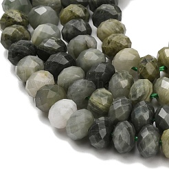 Natürliche grüne Rutilquarzperlen&nbsp;G-C259-A08-5x8mm