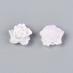 Cabochon in resina fiore luminoso&nbsp;CRES-T025-10H