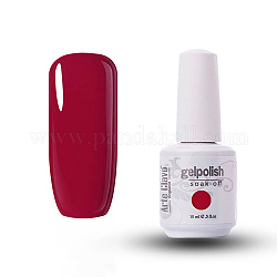 15 ml spezielles Nagelgel, für Nail Art Stempeldruck, Lack Maniküre Starter Kit, dunkelrot, Flasche: 34x80mm